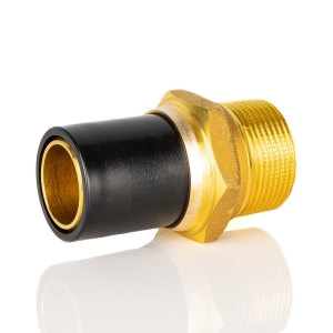 Przejście mosiężne PE 100 SDR 11 GZ 20x1/2" Georg Fischer +GF+